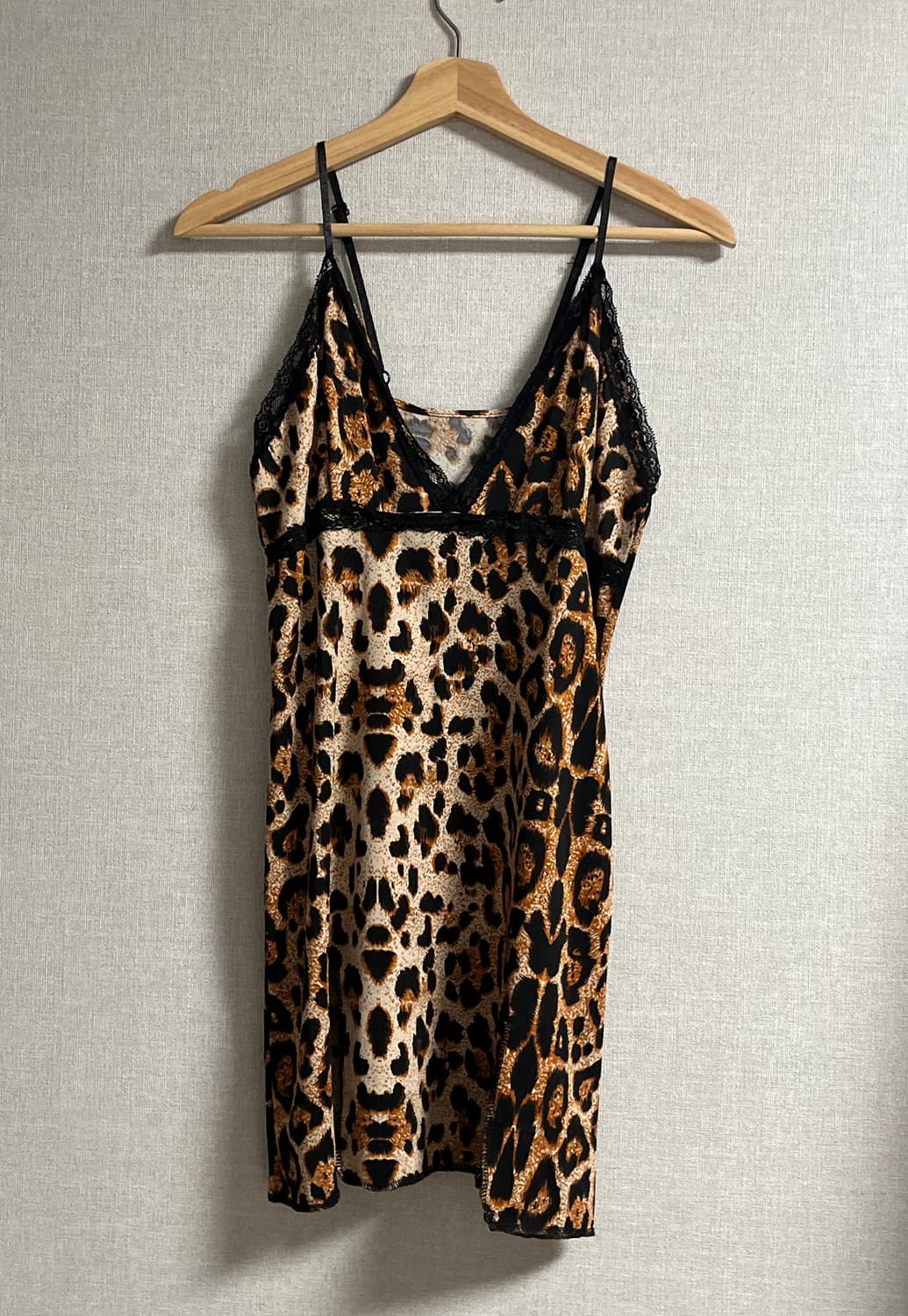 [갸루 / 펑크] 레오파드 트임 슬립  상품이미지4