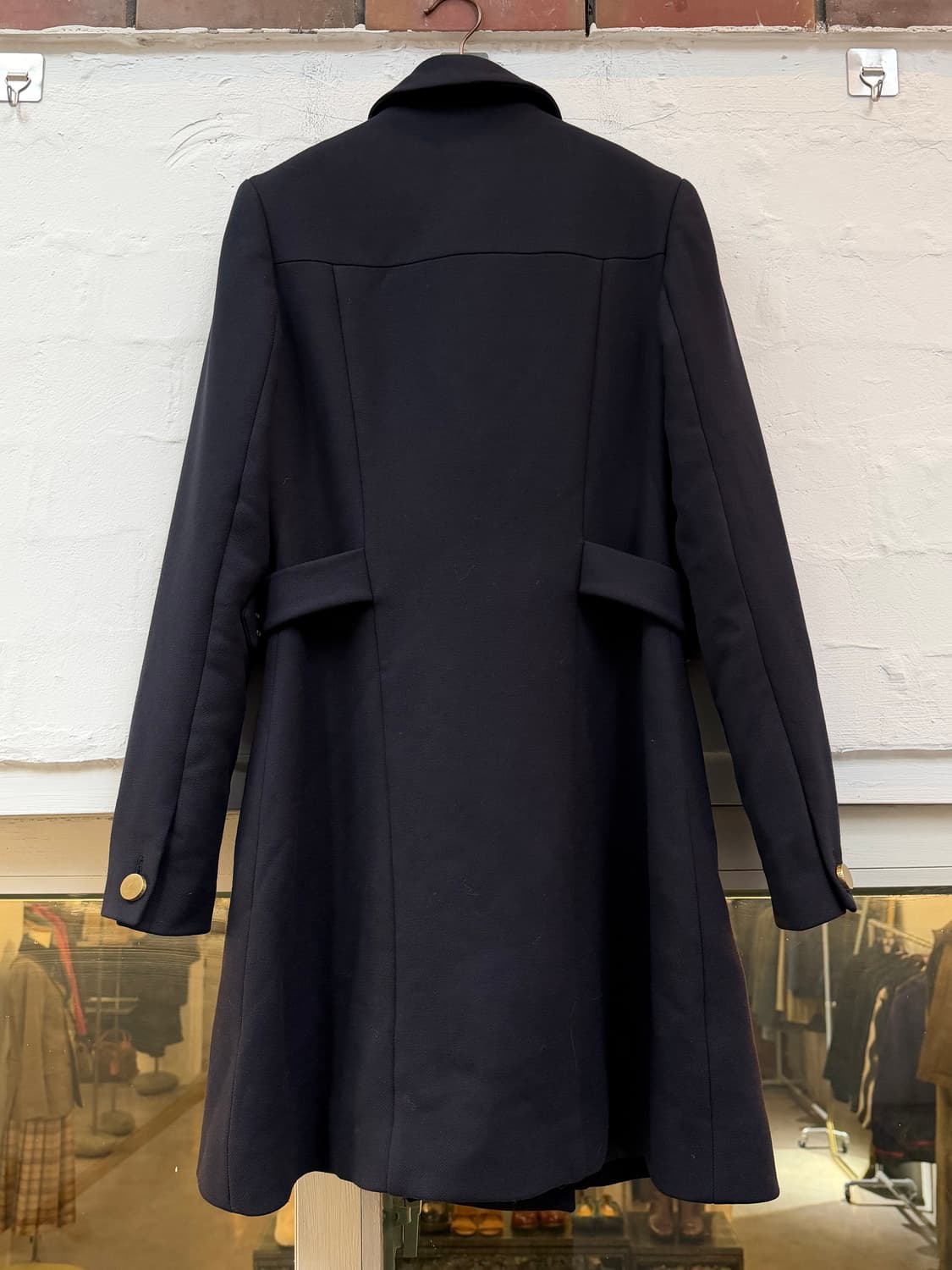 Mulberry 멀버리 버진 울 금장 코트 UK6 상품이미지10