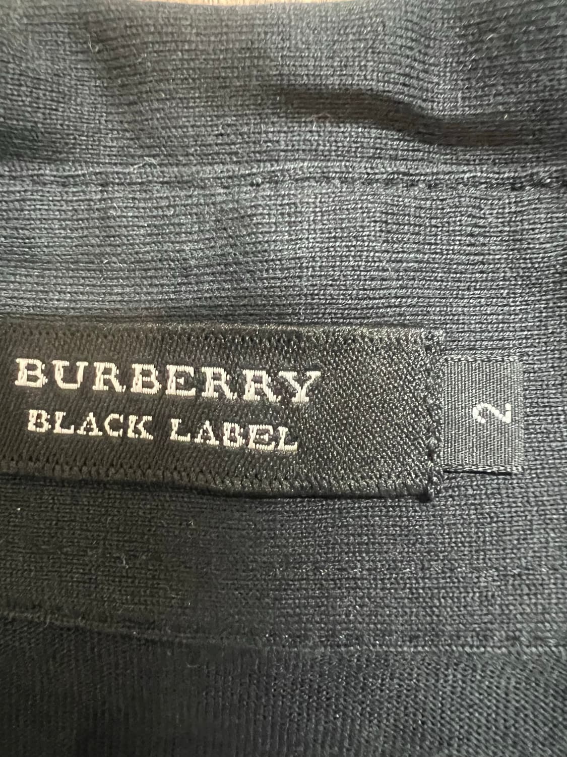 버버리 블랙라벨 카라티 블랙 화이트 2종 일괄 95 M 일본 산요상회 상품이미지4