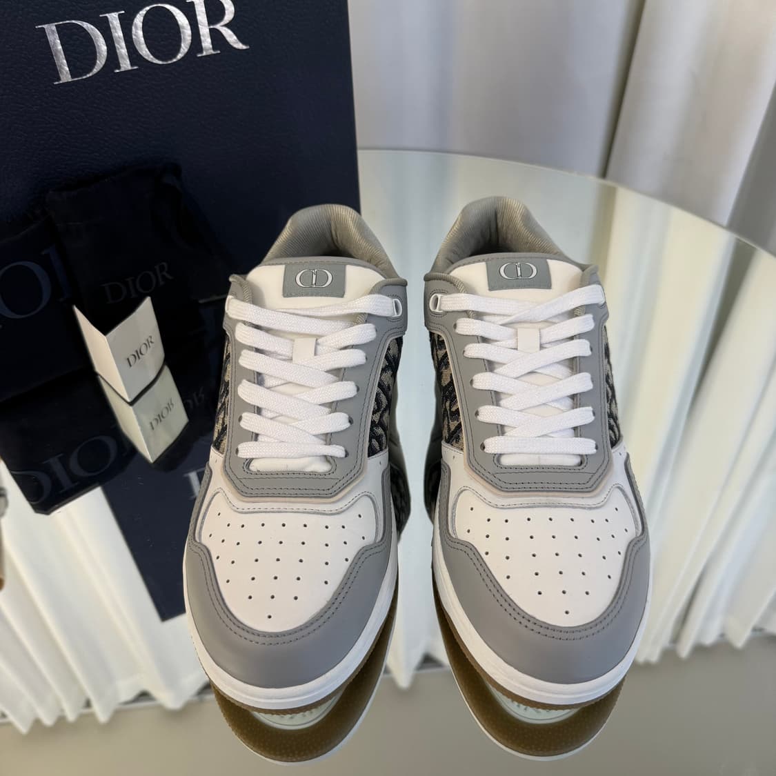 [새상품/43] 디올 오블리크 b23 스니커즈 상품이미지3
