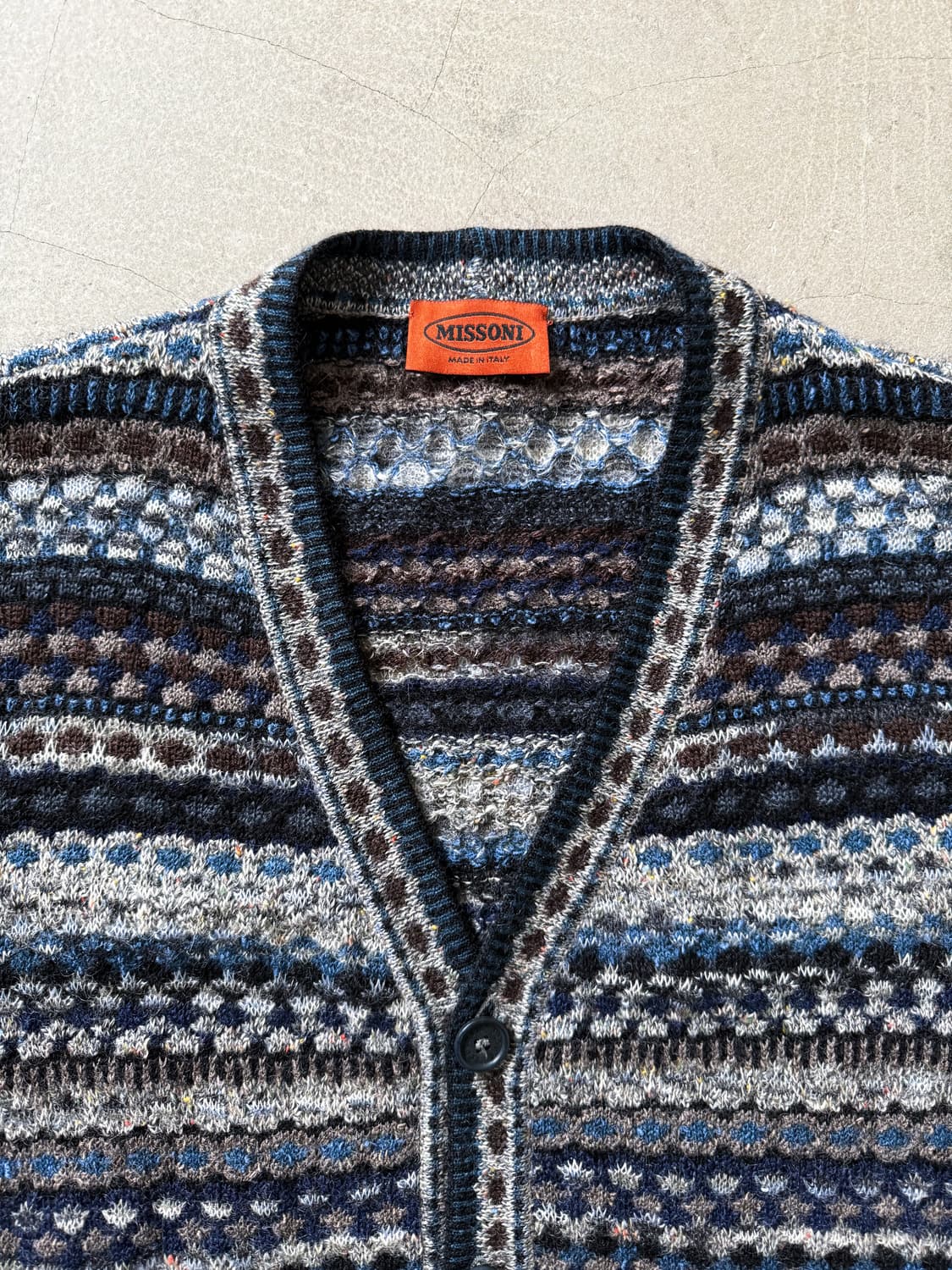 Missoni Mohair Wool Pattern Cardigan 상품이미지3