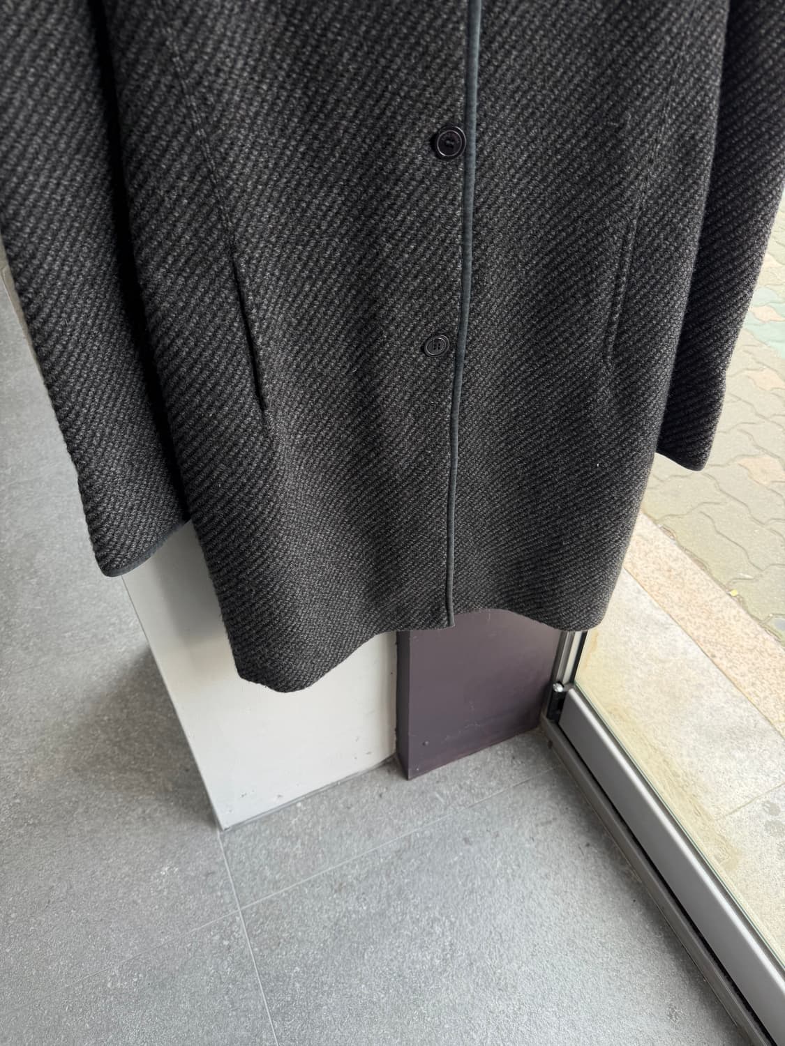 42/ 로로피아나 캐시미어 100 니팅 롱코트 자켓 상품이미지4