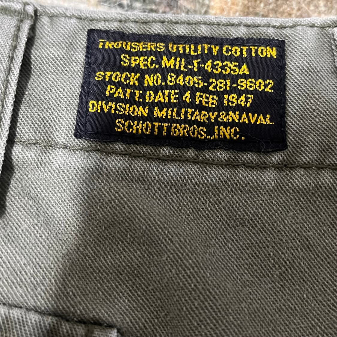 Schott P44 몽키 팬츠 상품이미지3