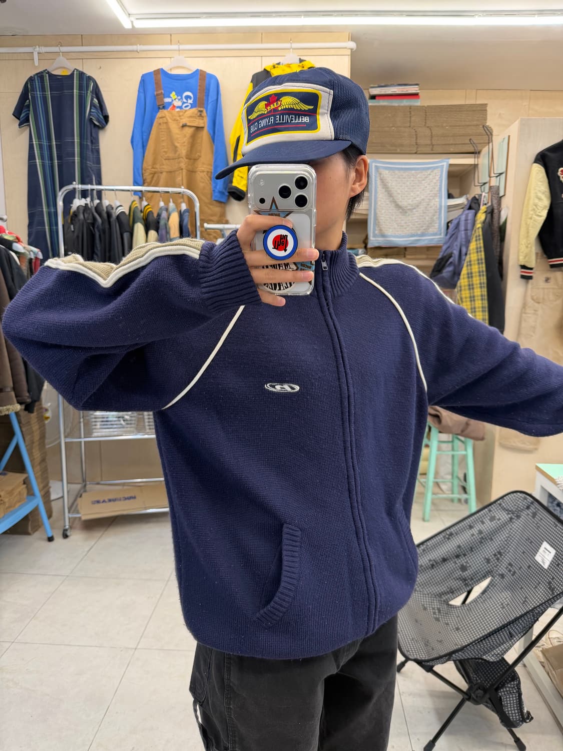 B ONE SOUL knit zipup 상품이미지8