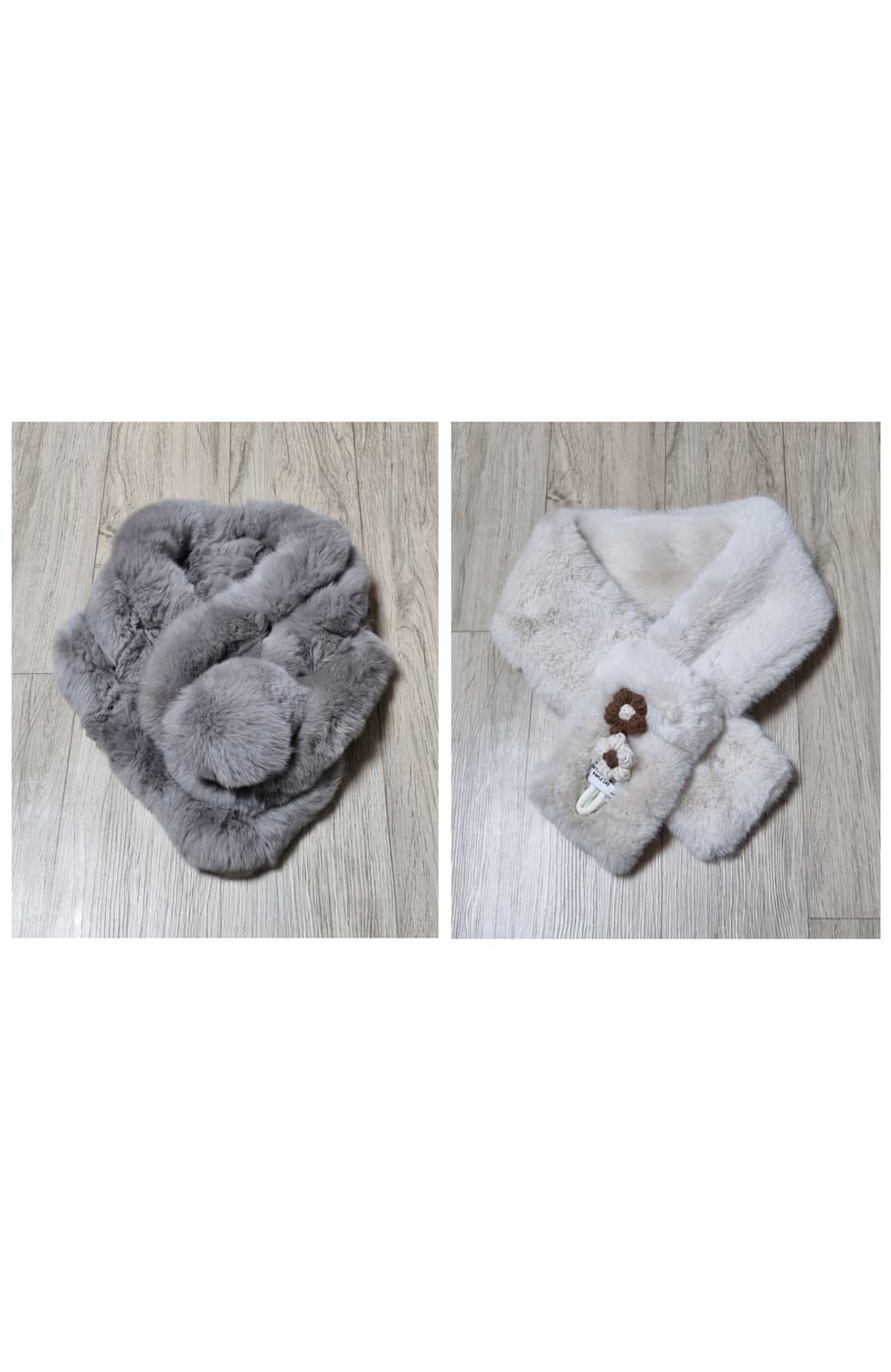 아가타/아날도바시니 머플러 퍼 목도리 스카프 상품이미지1