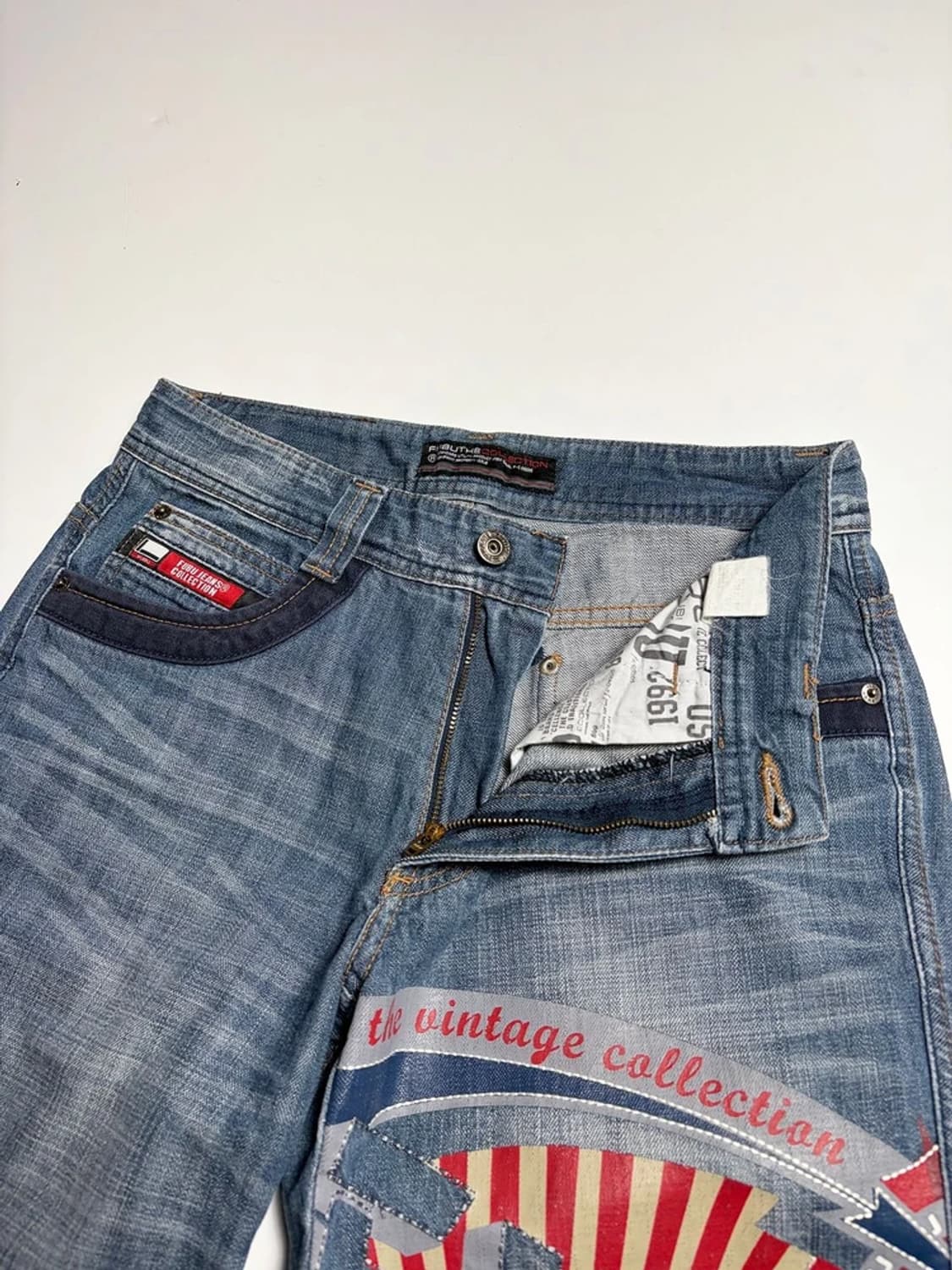 푸부 FUBU Y2K 그래픽 데님 반바지 R1117 상품이미지3