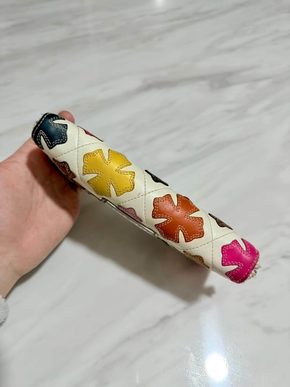 크롬하츠 VIC 멀티 레더패치 세메터리 장지갑 상품이미지4