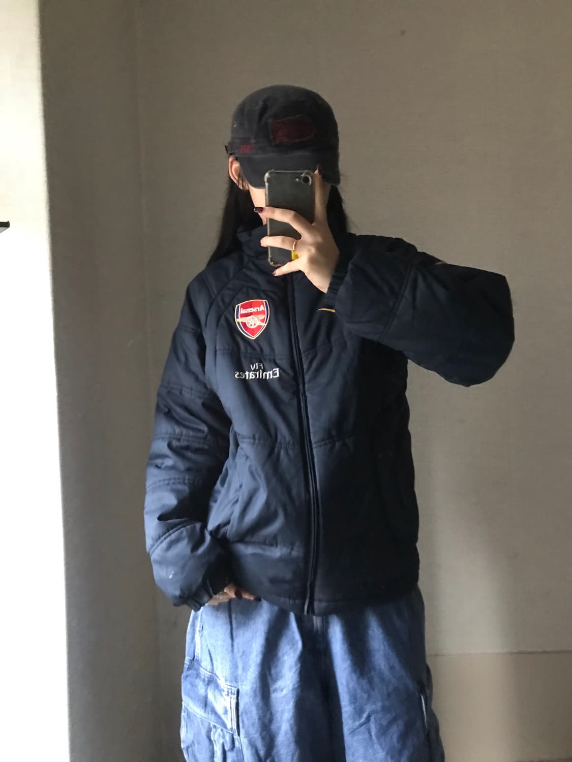 나이키 아스날 네이비 패딩 상품이미지2