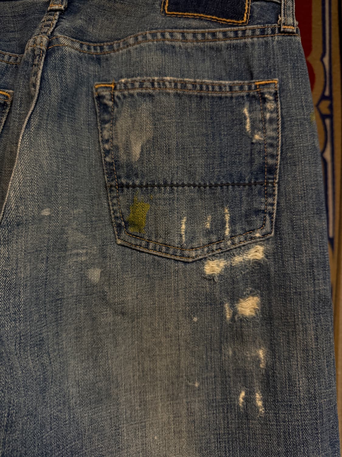 Abercrombie PORTER 페인팅 진 31 x30 상품이미지5