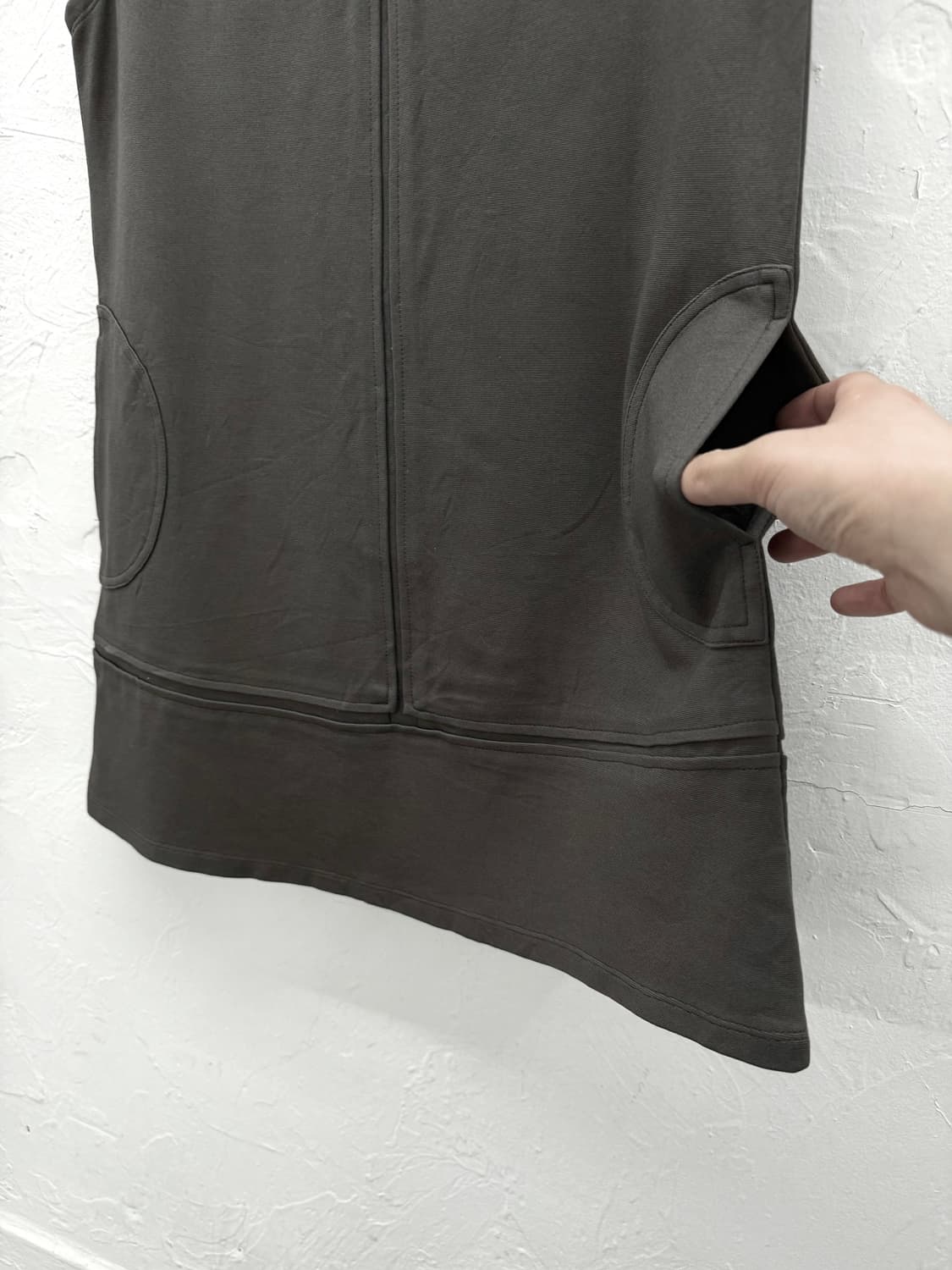 albachez 크로스 절개 슬리브리스 상품이미지3