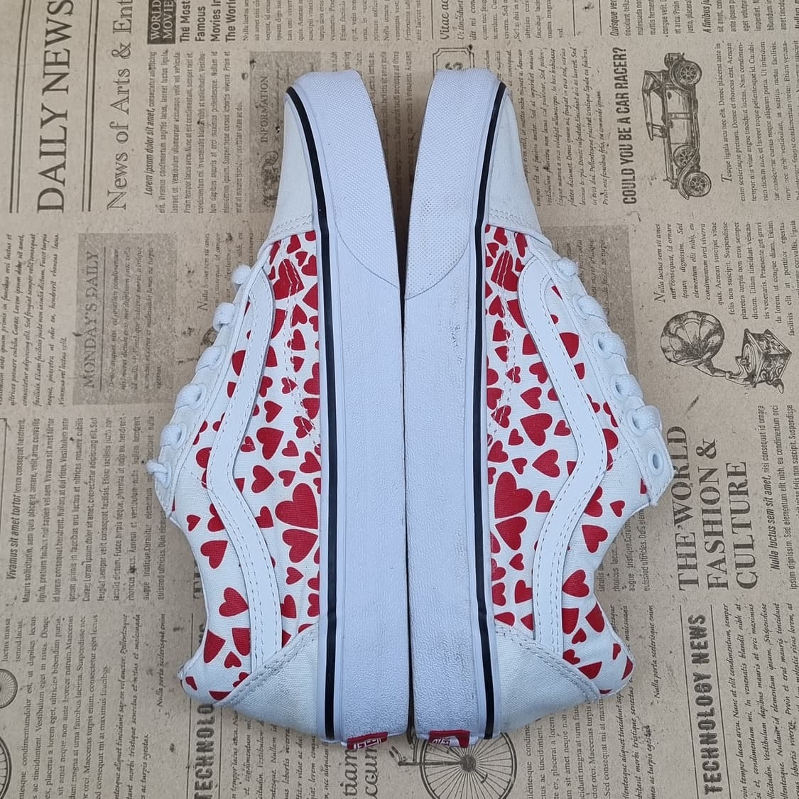 반스 올드스쿨 하트 여성스니커즈 235 상품이미지5