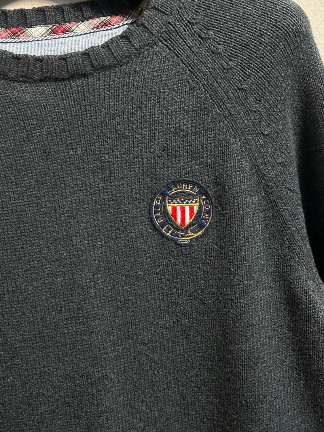 폴로 진스 크레스트 패치 니트 스웨터 상품이미지4