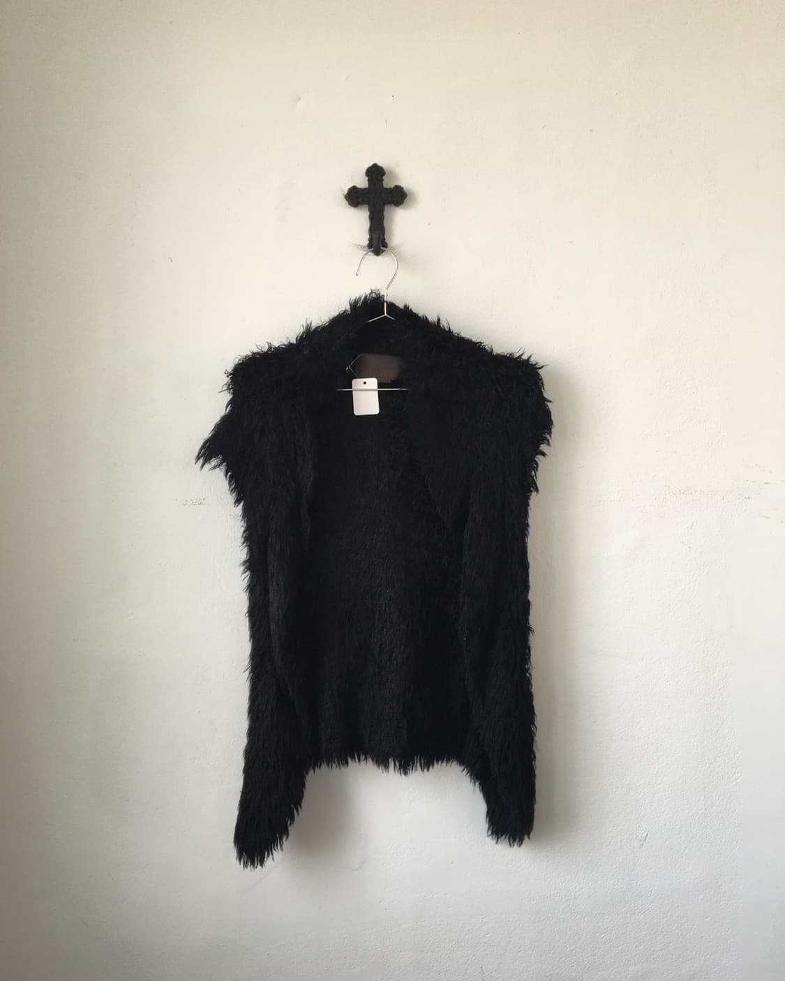 Fluffy open vest 상품이미지2