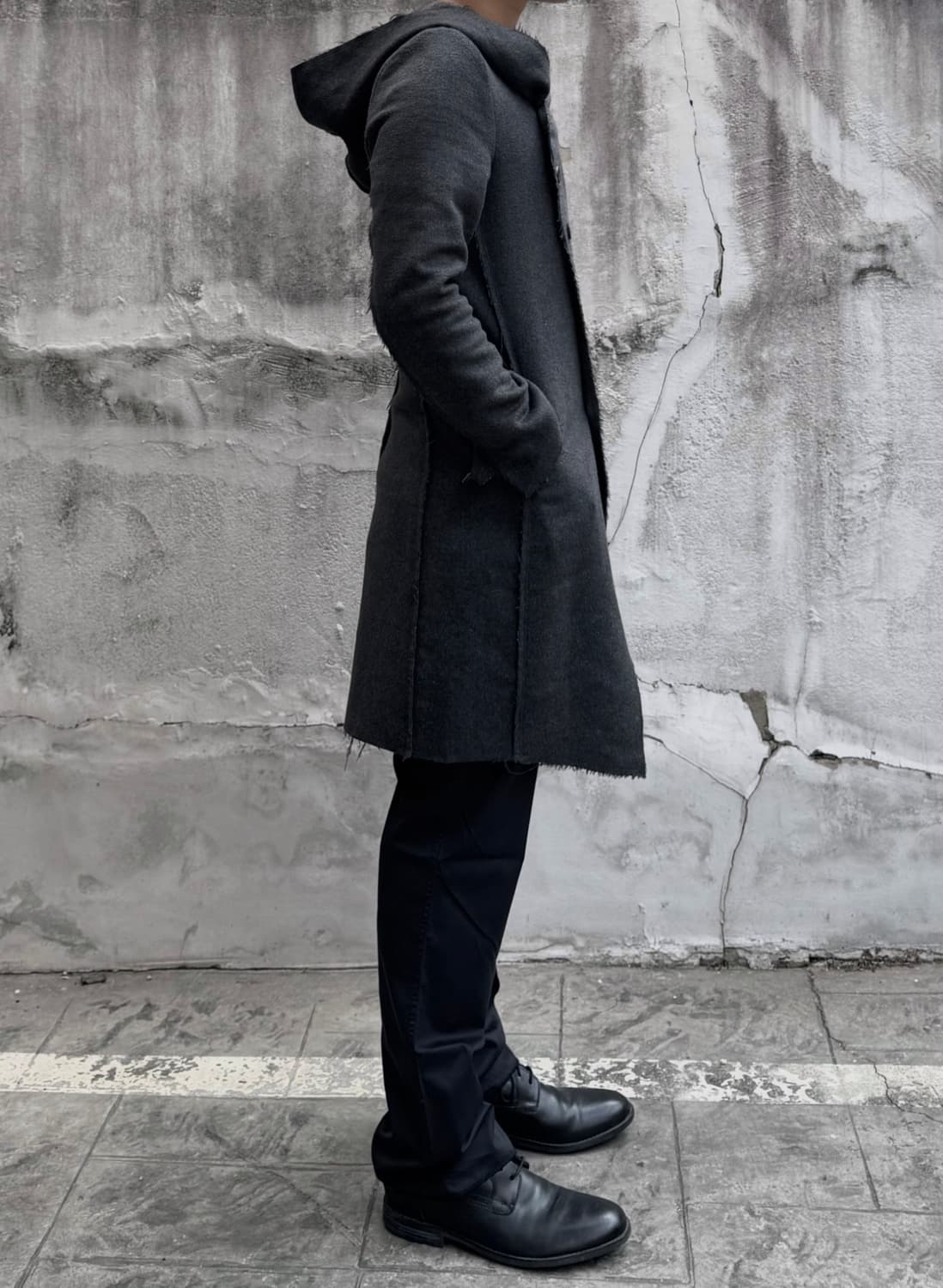 NO ID 프론트 넥 코트 상품이미지3