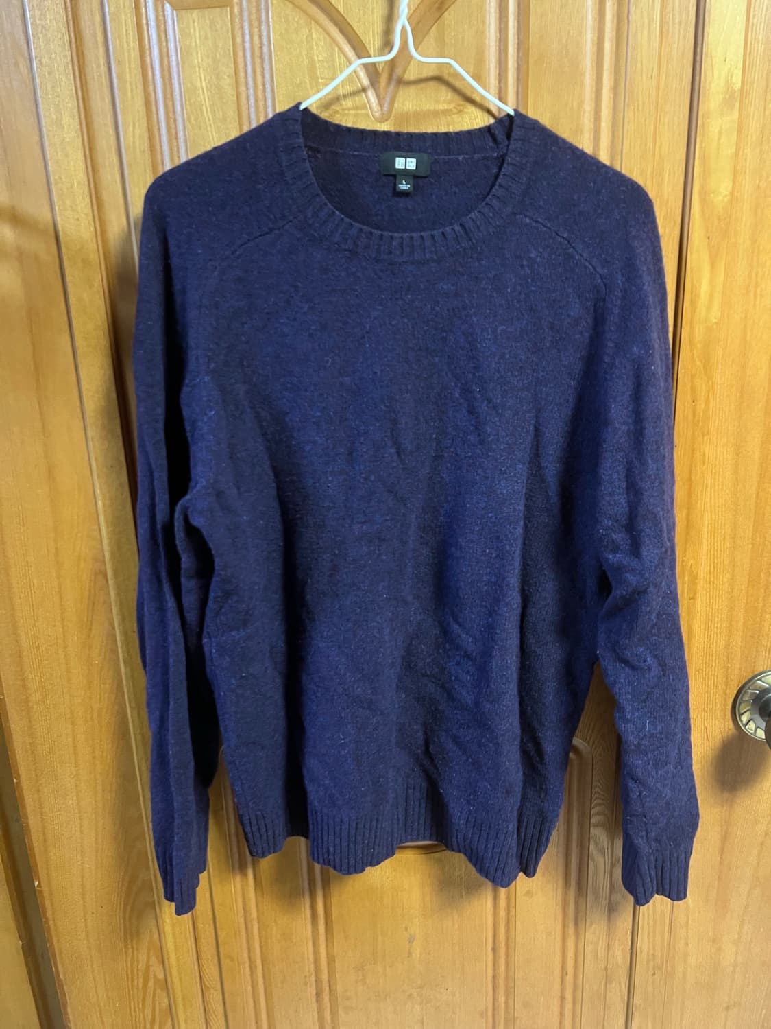 유니클로 램스울 크루넥 니트 3가지 색상  상품이미지7