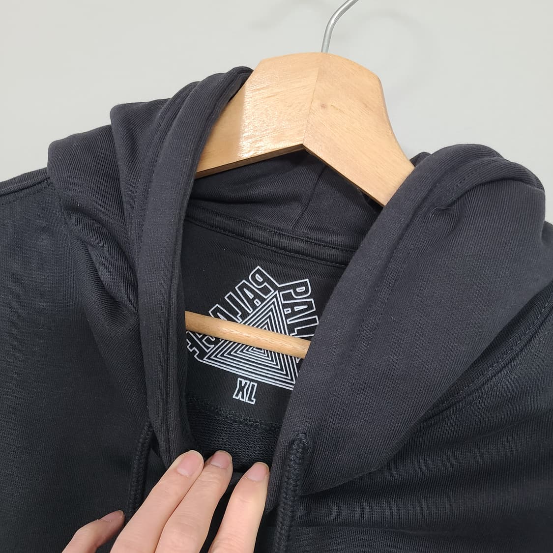 팔라스 정품 트라이 스마일러 후드 블랙 XL 상품이미지8