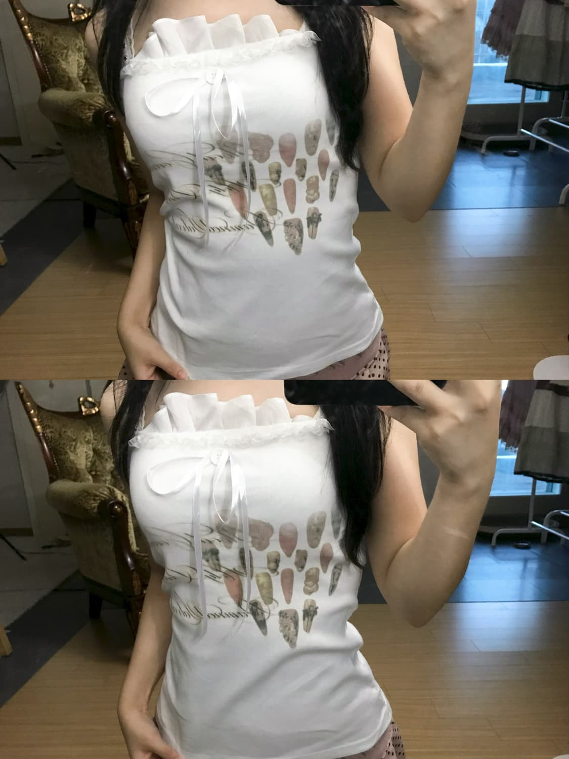 Nail Heart Sleeveless 상품이미지2