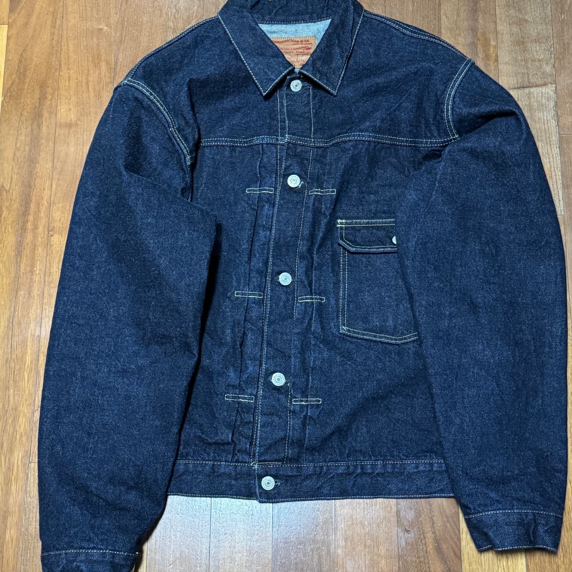 스튜디오 다치산 1세대 type 1 데님 자켓 SD-411 (15온즈) 상품이미지4