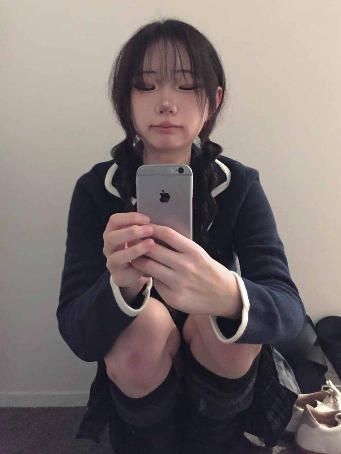 JK 니혼진 프레피 빈티지 코디셋 (착샷o) 상품이미지3