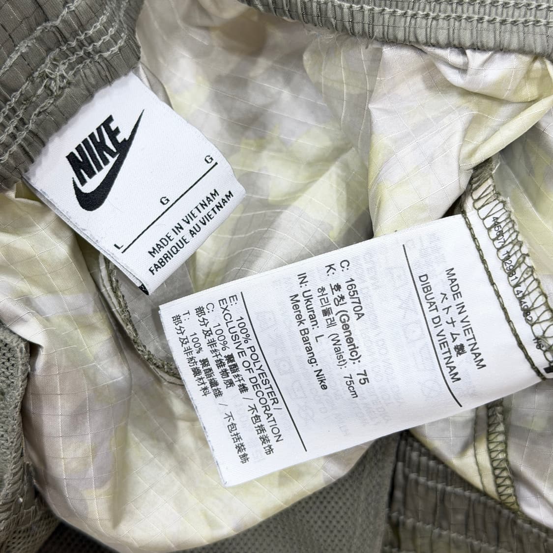 나이키 우먼 스포츠 플라워 카모 자켓 셋업 세트 상품이미지10