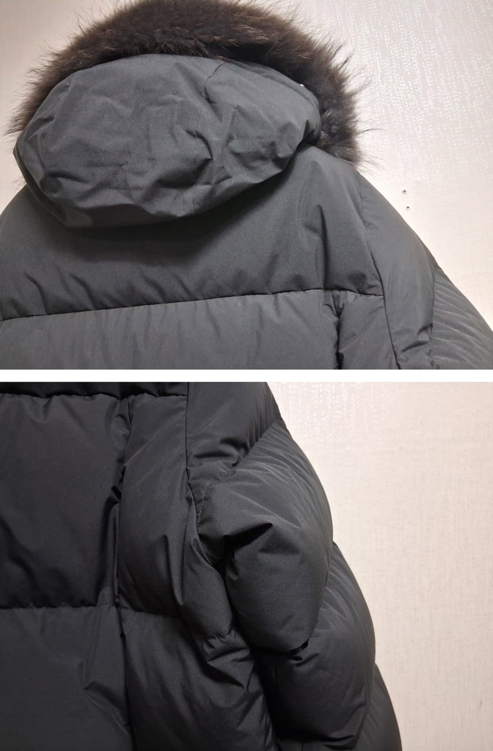 케이투 해비덕다운패딩 블랙 새상품급 표기115 상품이미지6