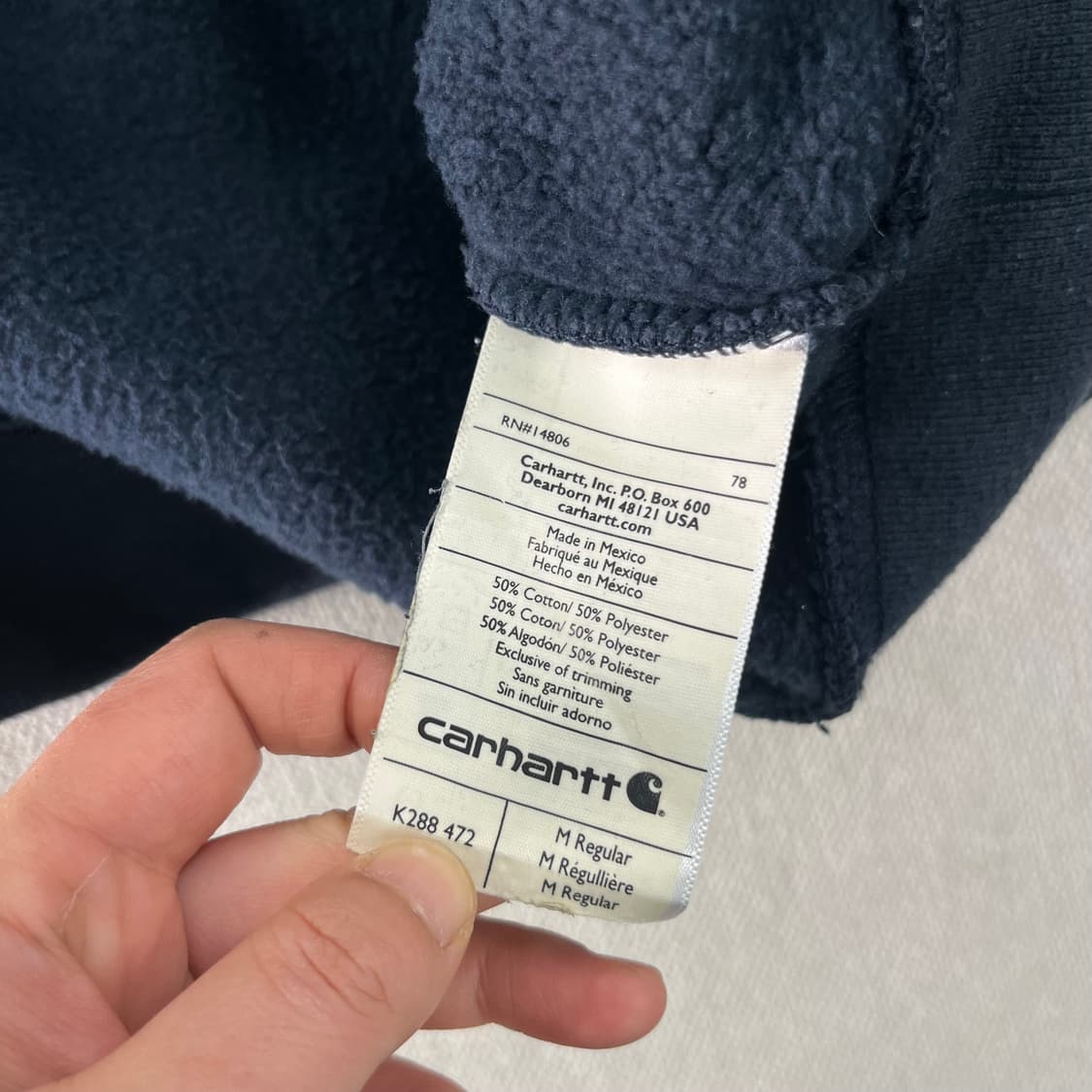 105 칼하트 WIP 사이드라인 후드티 상품이미지6