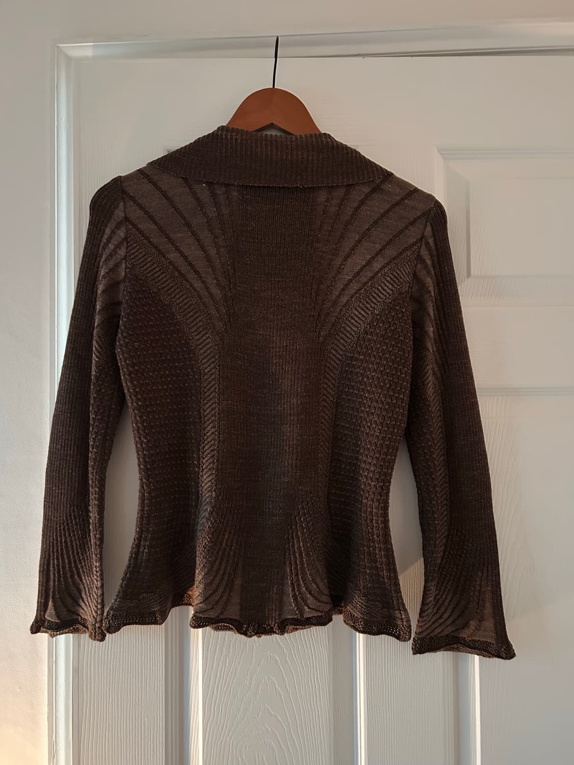 Japaness Vintage 브라운 니트 가디건 자켓 M 상품이미지2