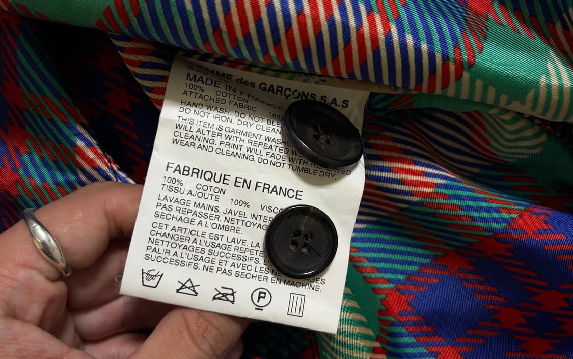 꼼데가르송 셔츠 피코트 상품이미지3