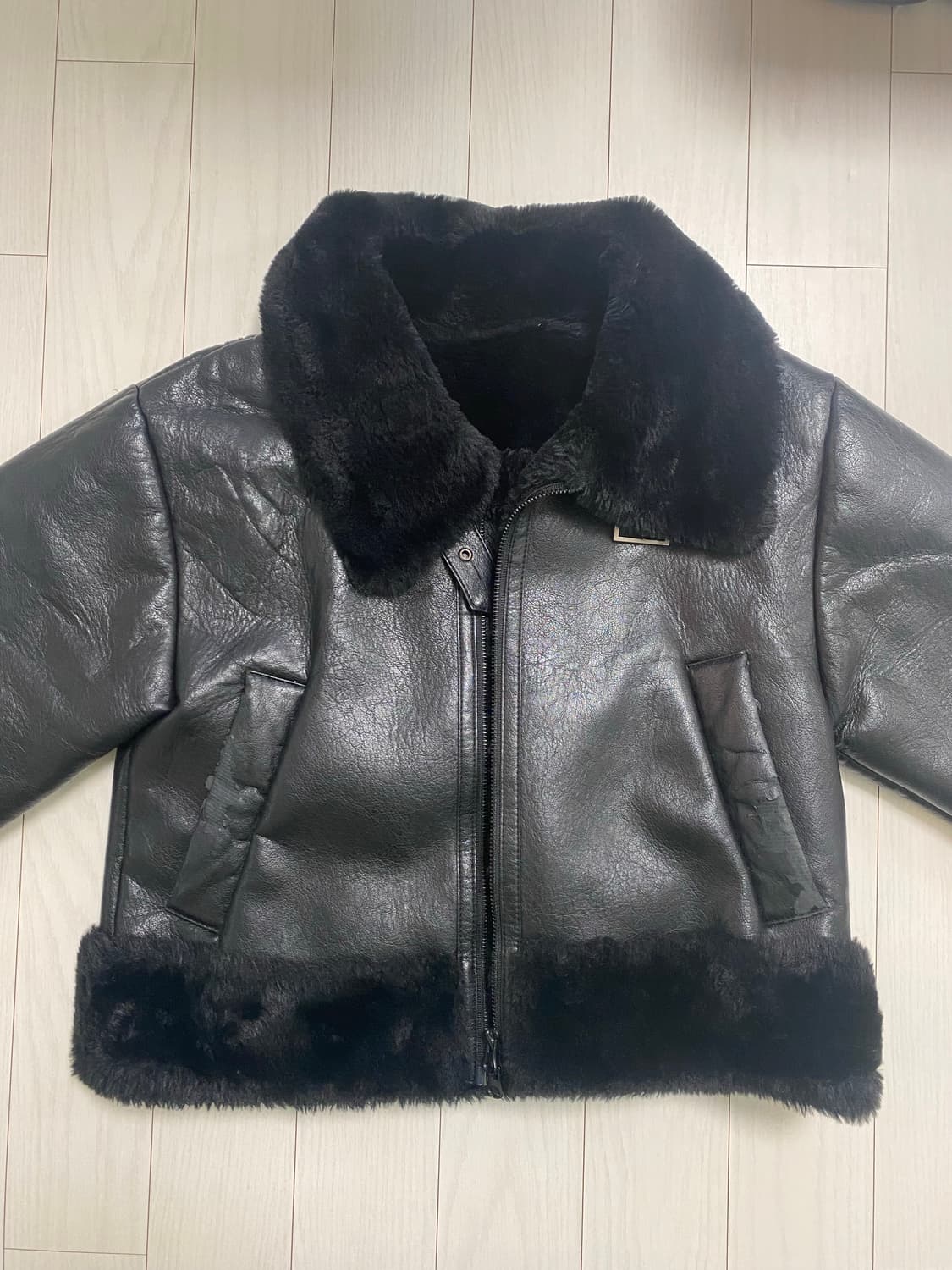 보헤미안서울 무스탕 블랙 상품이미지2