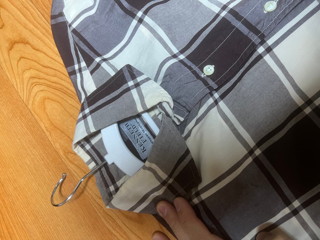 Kenneth field  check shirts 케네스필드 체크셔츠 상품이미지3