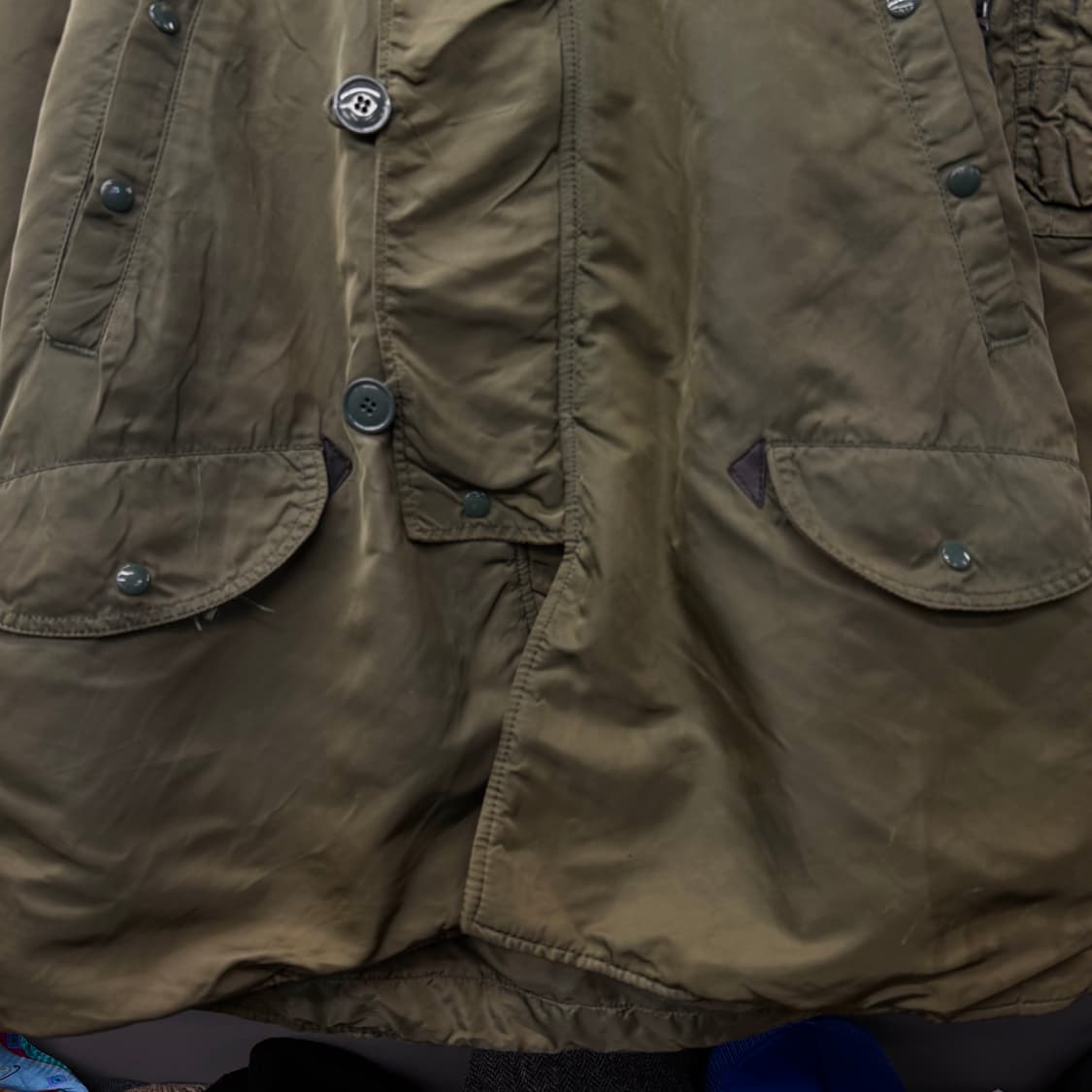90s 알파 인더스트리 N3B 밀리터리 퍼 후드 야상 자켓 파카 N135 상품이미지4
