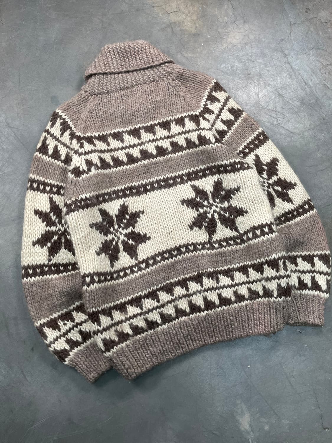 빈티지 코위찬 니트 집업 상품이미지5