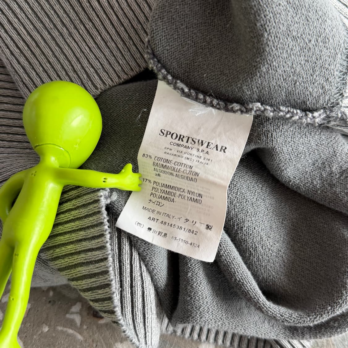 00s 스톤아일랜드 데님즈 니트 집업 상품이미지10