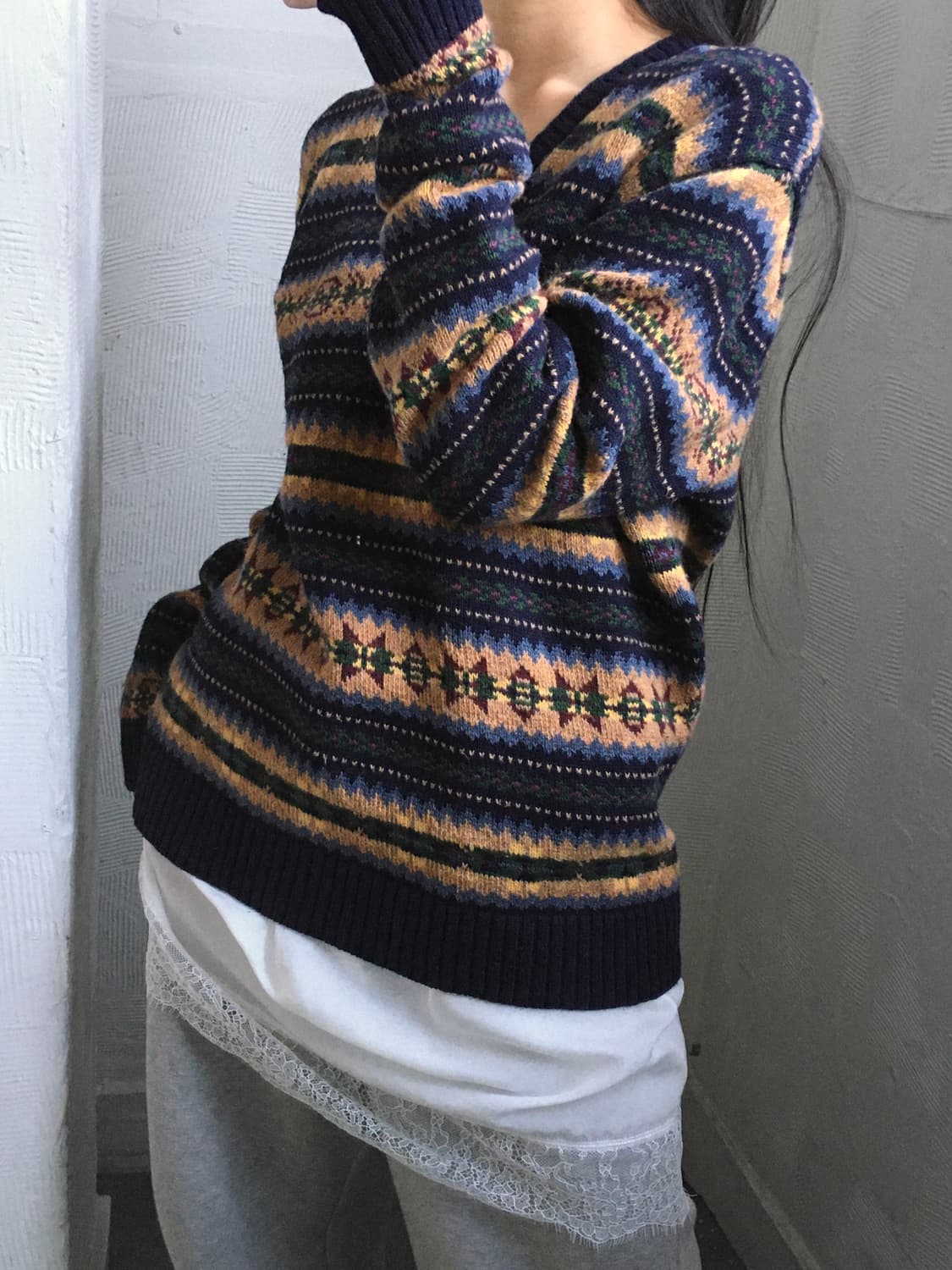 Polo 폴로 랄프로렌 페어아일 브이넥 스웨터  상품이미지2