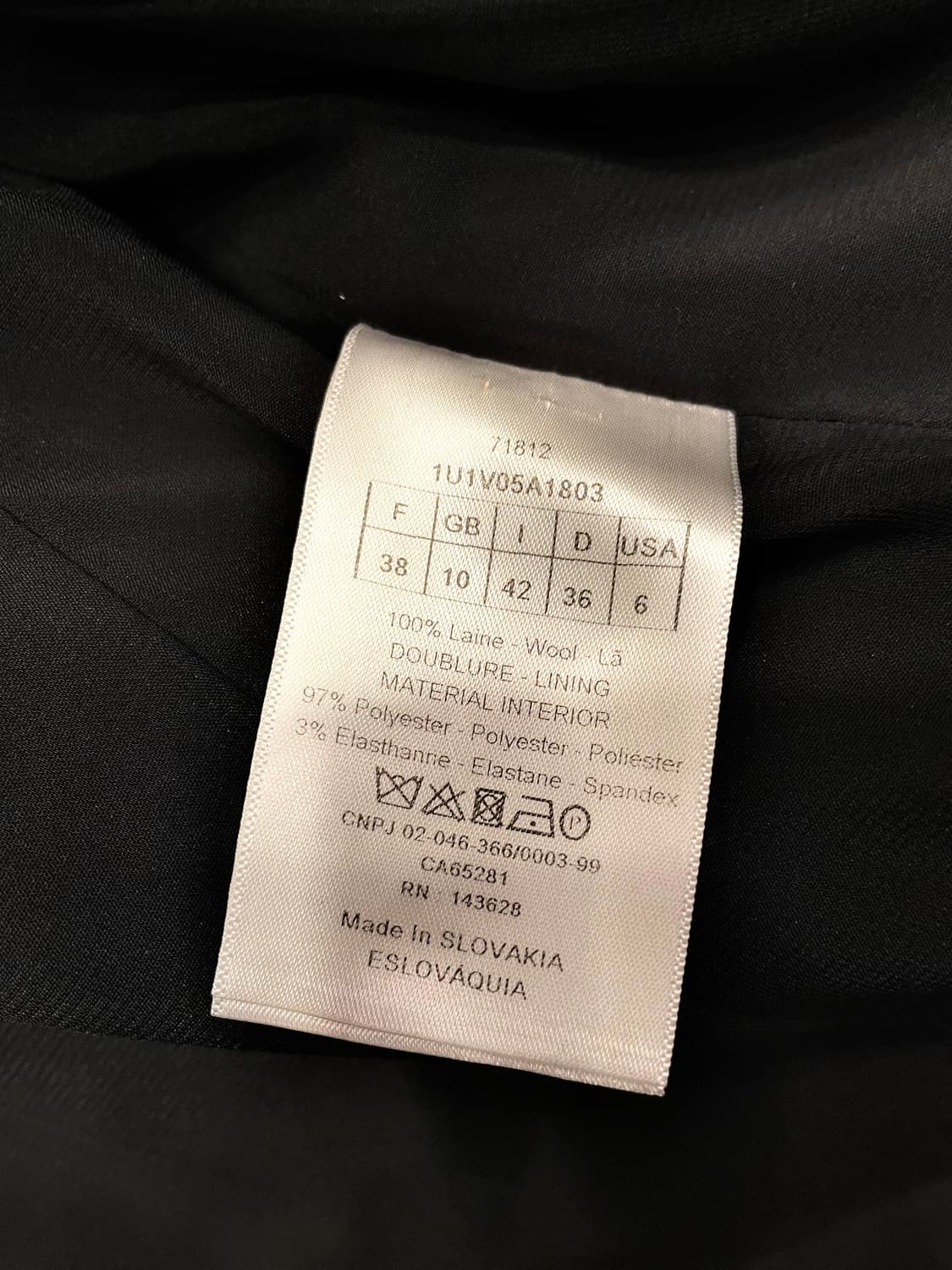 정품)) 크리스찬디올  uniform 버진울 블레이져 66 상품이미지9