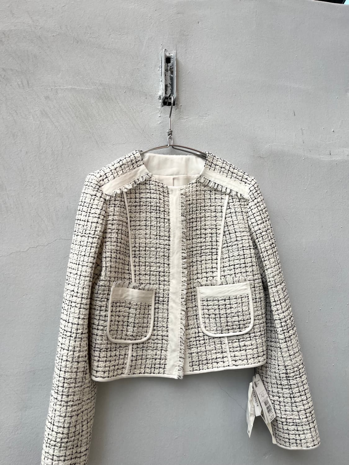 Hiroko koshino 트위드 자켓  상품이미지2