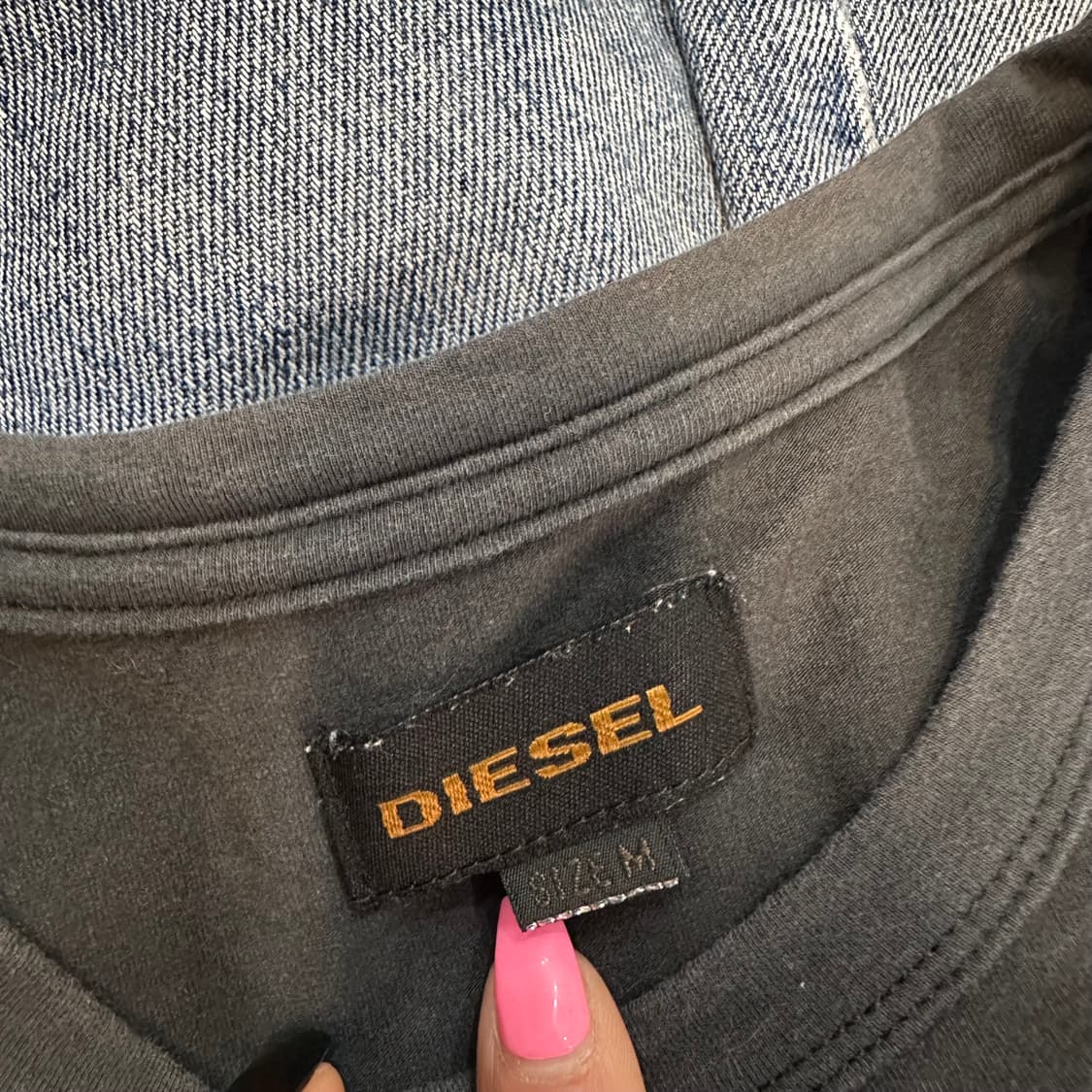 디젤 55DSL 그래픽 반팔 티셔츠M 상품이미지4