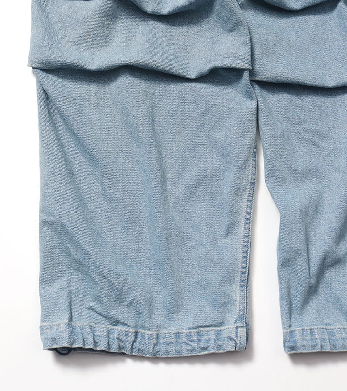 BEAMS - 24SS FADE DENIM CARGO PANTS 상품이미지8