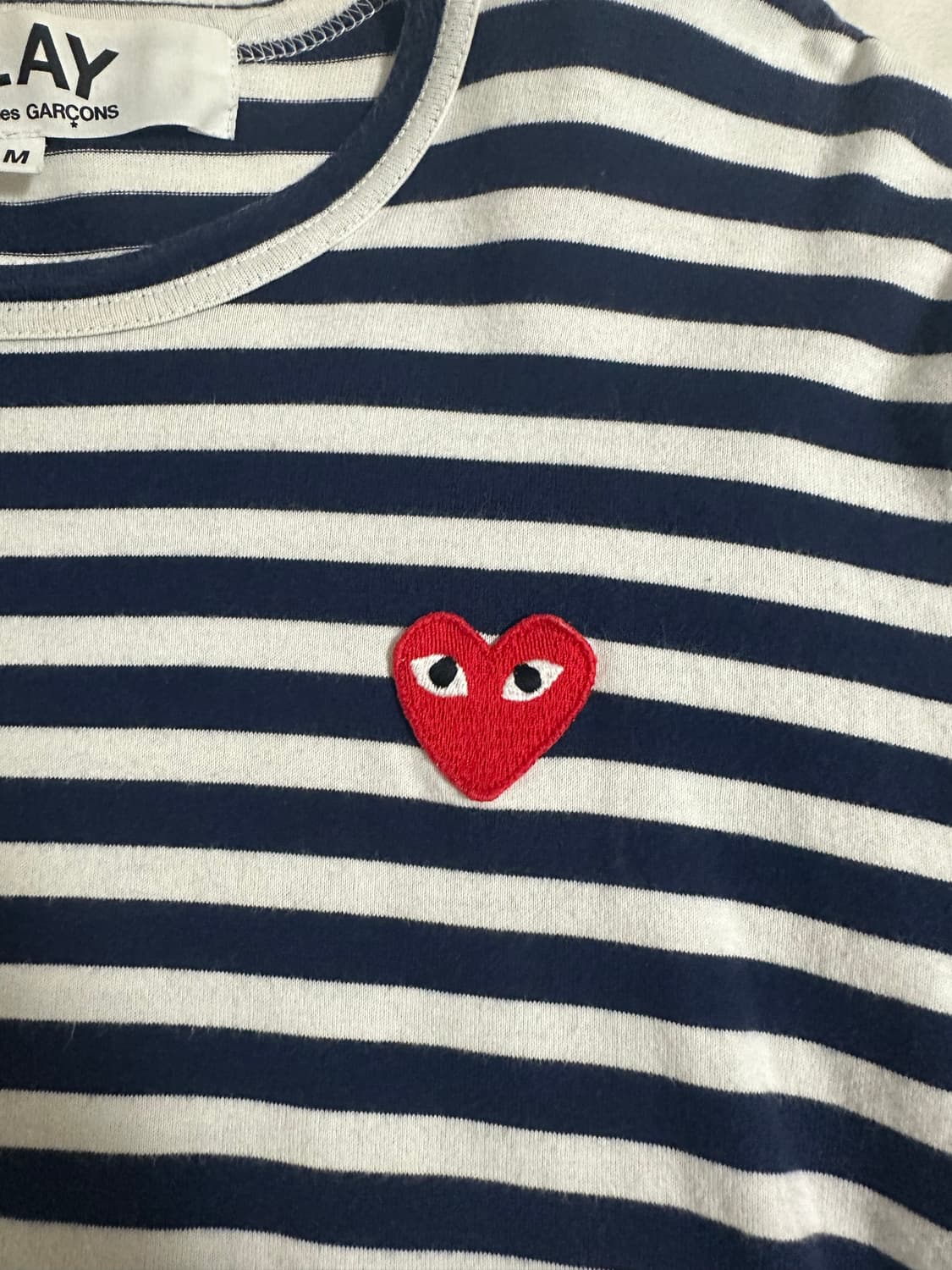 꼼데가르송 플레이 스트라이프 롱슬리브 상품이미지2