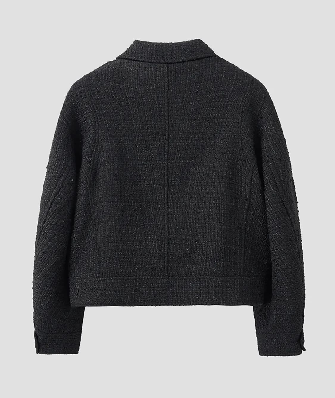 [48] 노이어 펜시 트위드 트러커 자켓 (블랙) 상품이미지3