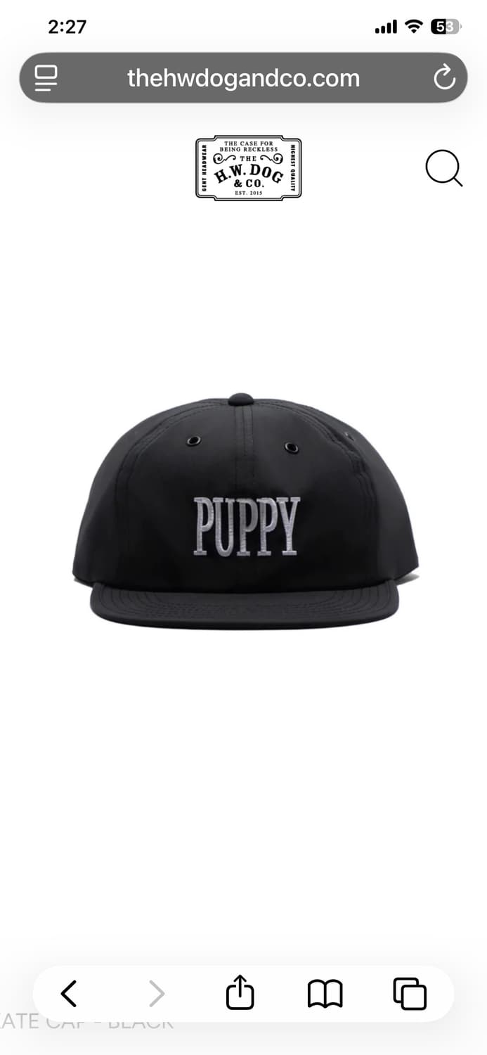 dog & co 독앤코 hw dog 나일론 모자 캡 상품이미지2