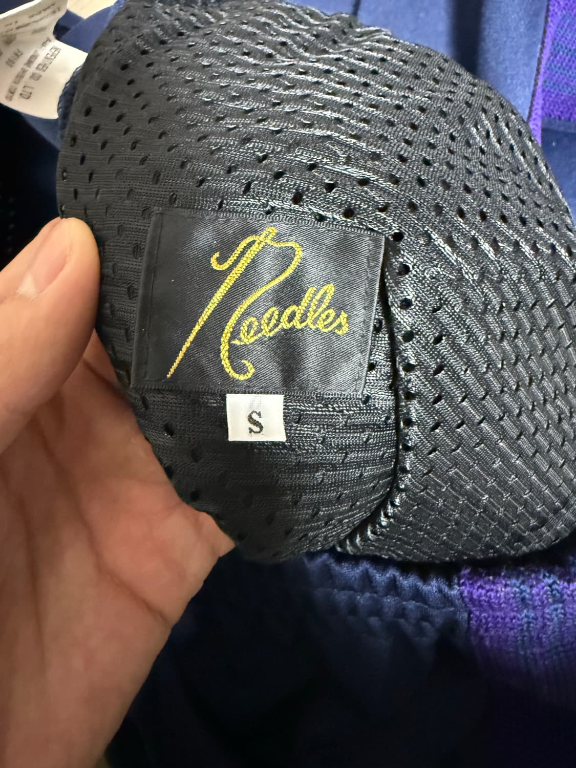 니들스 트랙팬츠 스트레이트 남보 s 상품이미지6