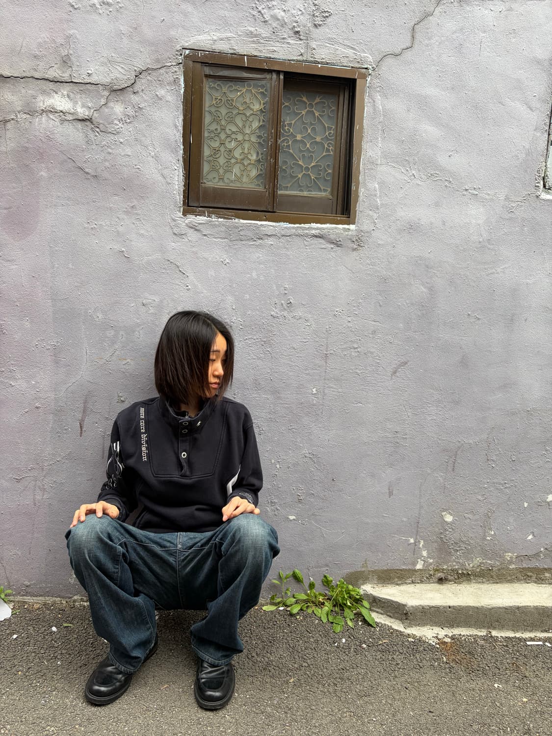 MCD 하이넥 버튼 업 그래픽 스웨트셔츠 L 상품이미지8