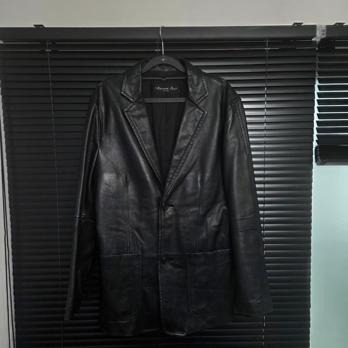 케네스콜 램스킨 레더 자켓 M 상품이미지1