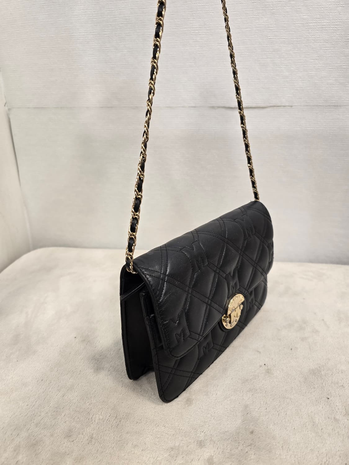 METROCITY 메트로시티 미니 블랙 퀼팅 체인백 크로스백 상품이미지3