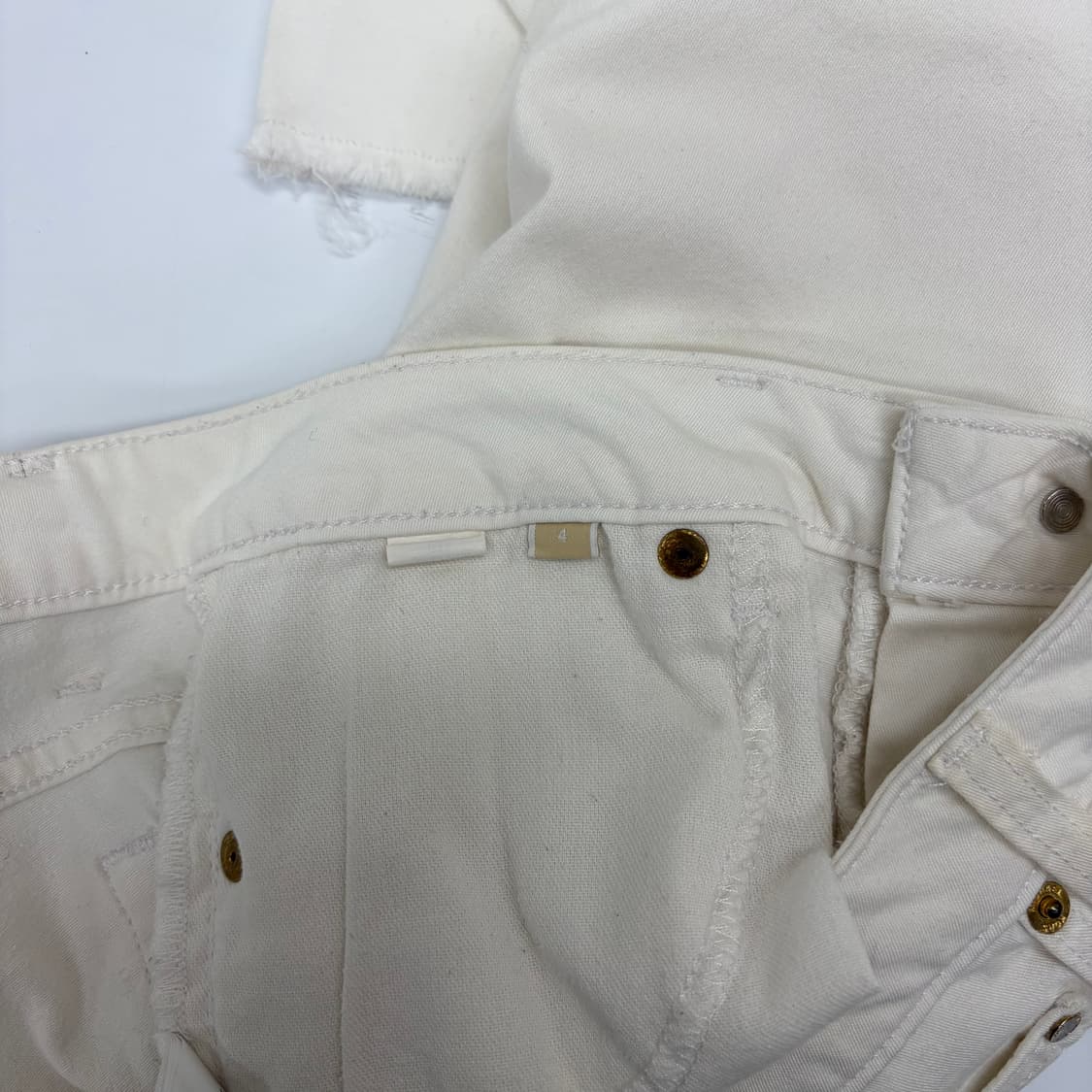 마이클코어스 아이보리 부츠컷 팬츠  상품이미지4