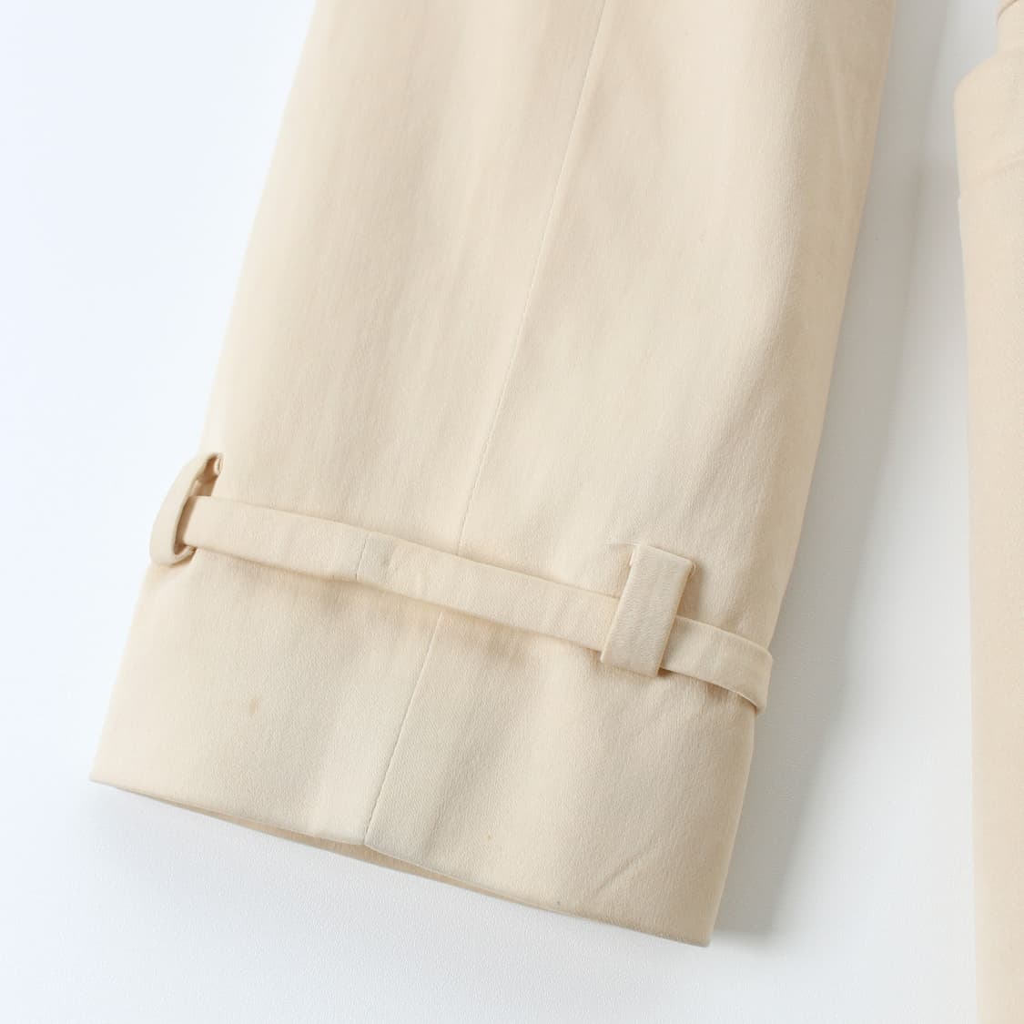 휴고보스 Boss 베이지 아이보리 스트랩 트렌치 코트 자켓 상품이미지6