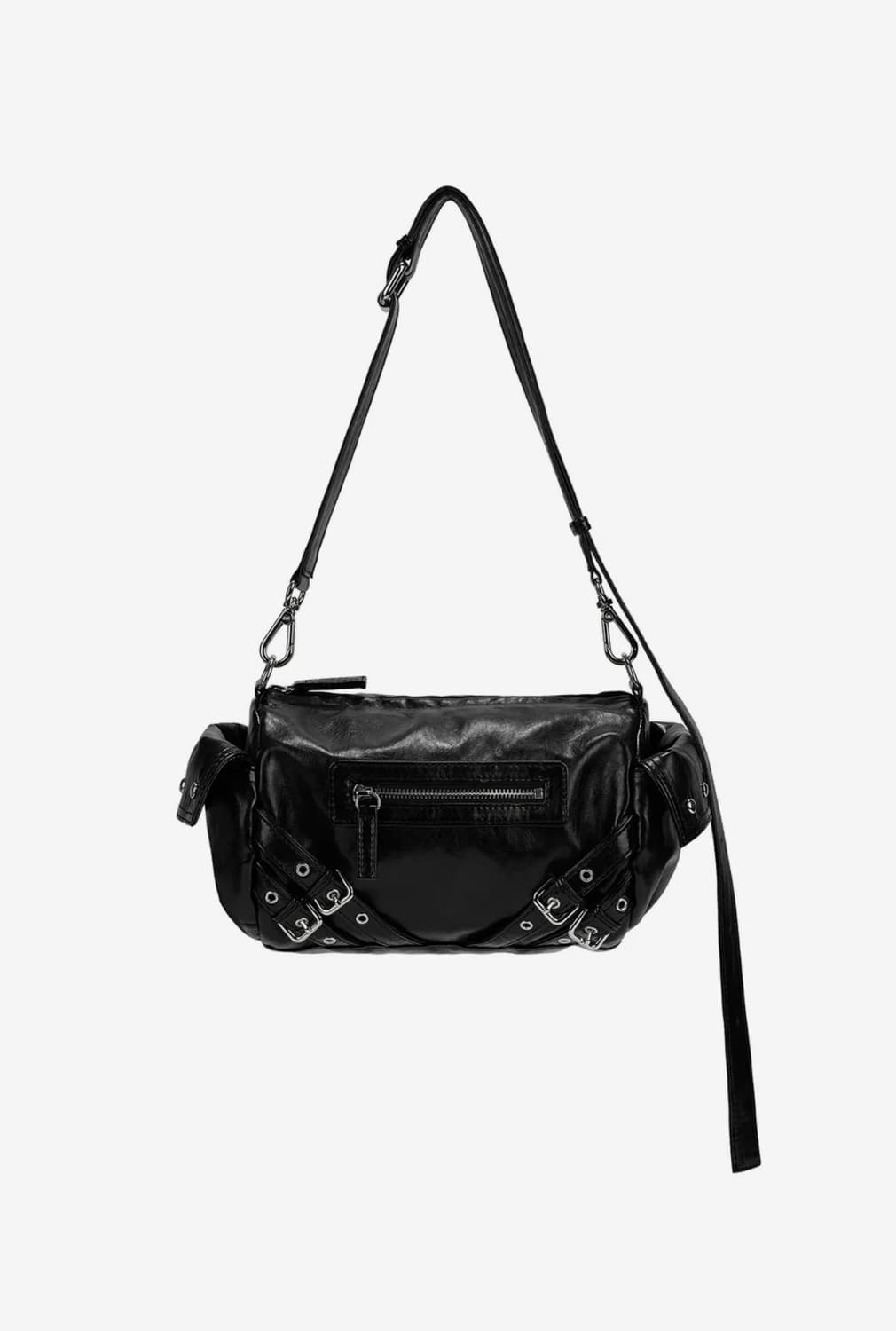 급처 / 다이닛 스터드 포켓백 블랙 상품이미지1