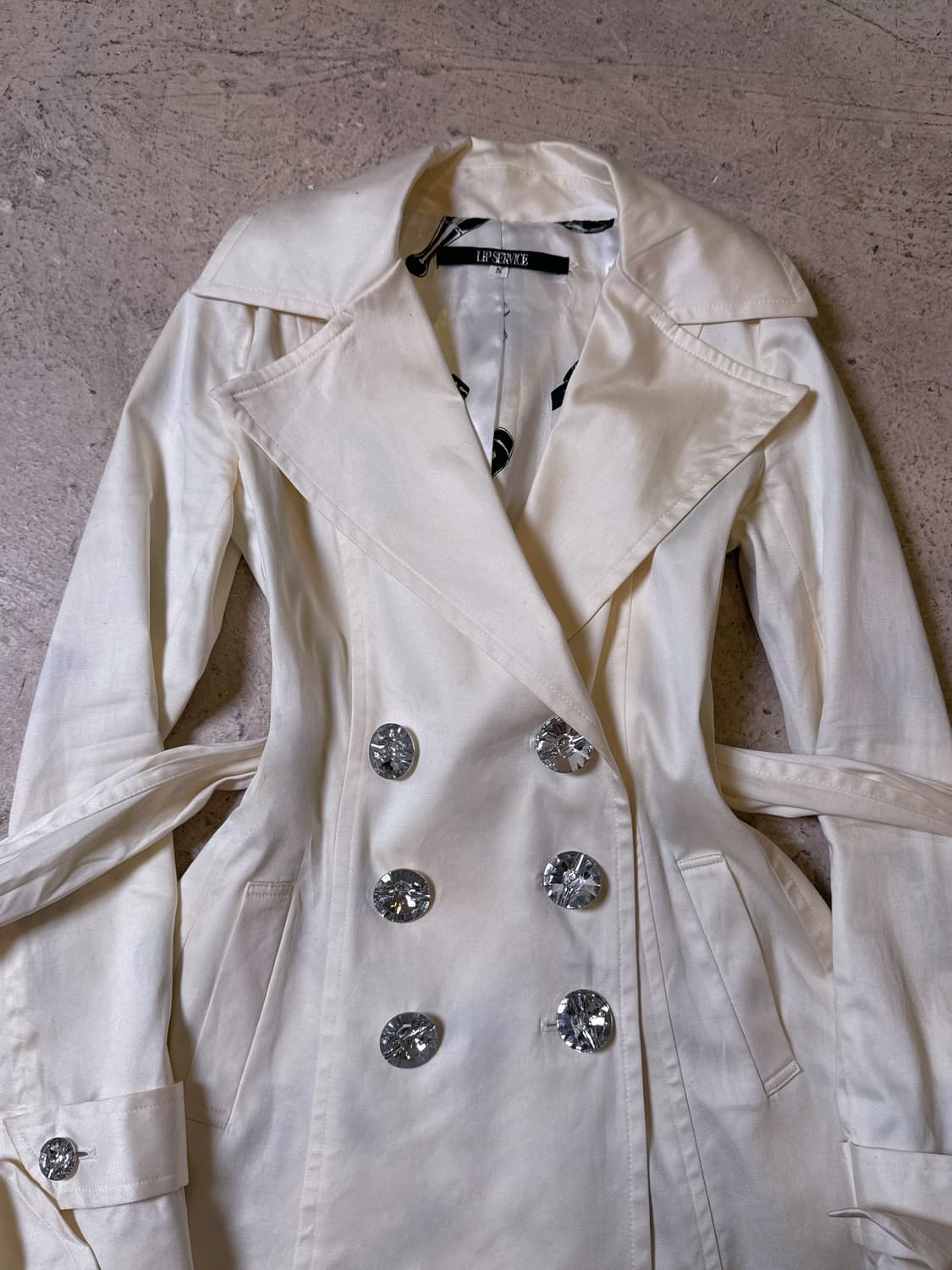 LIP SERVICE 트렌치 코튼 코트 상품이미지4