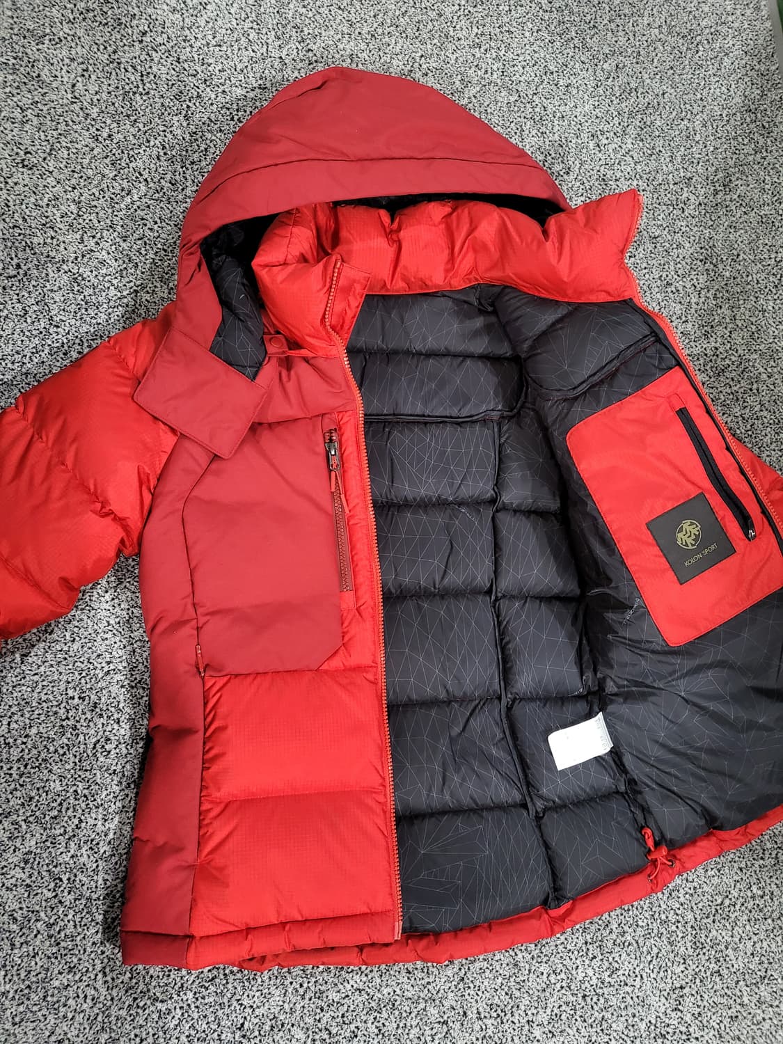 코오롱여성 패딩자켓 (거워털 90%6 + 깃털 10%) 상품이미지5